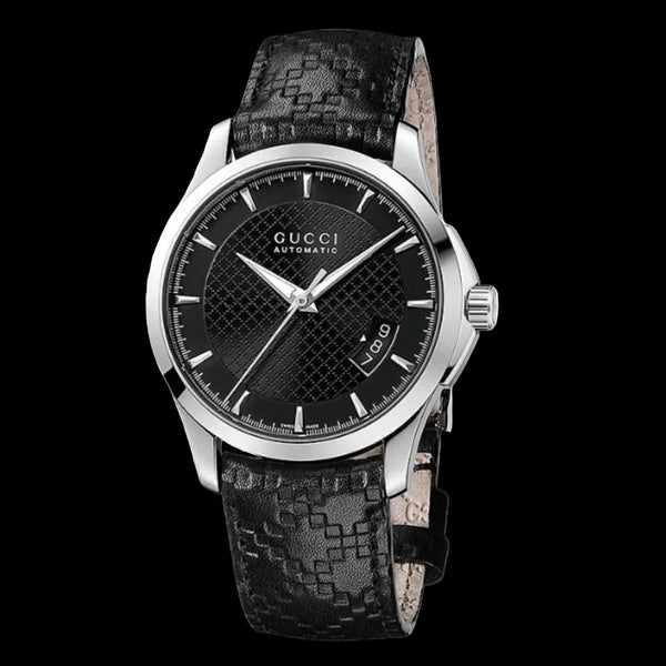 Gucci G-Timeless Black Diamond Dial Automatic Watch for Gents - YA126413