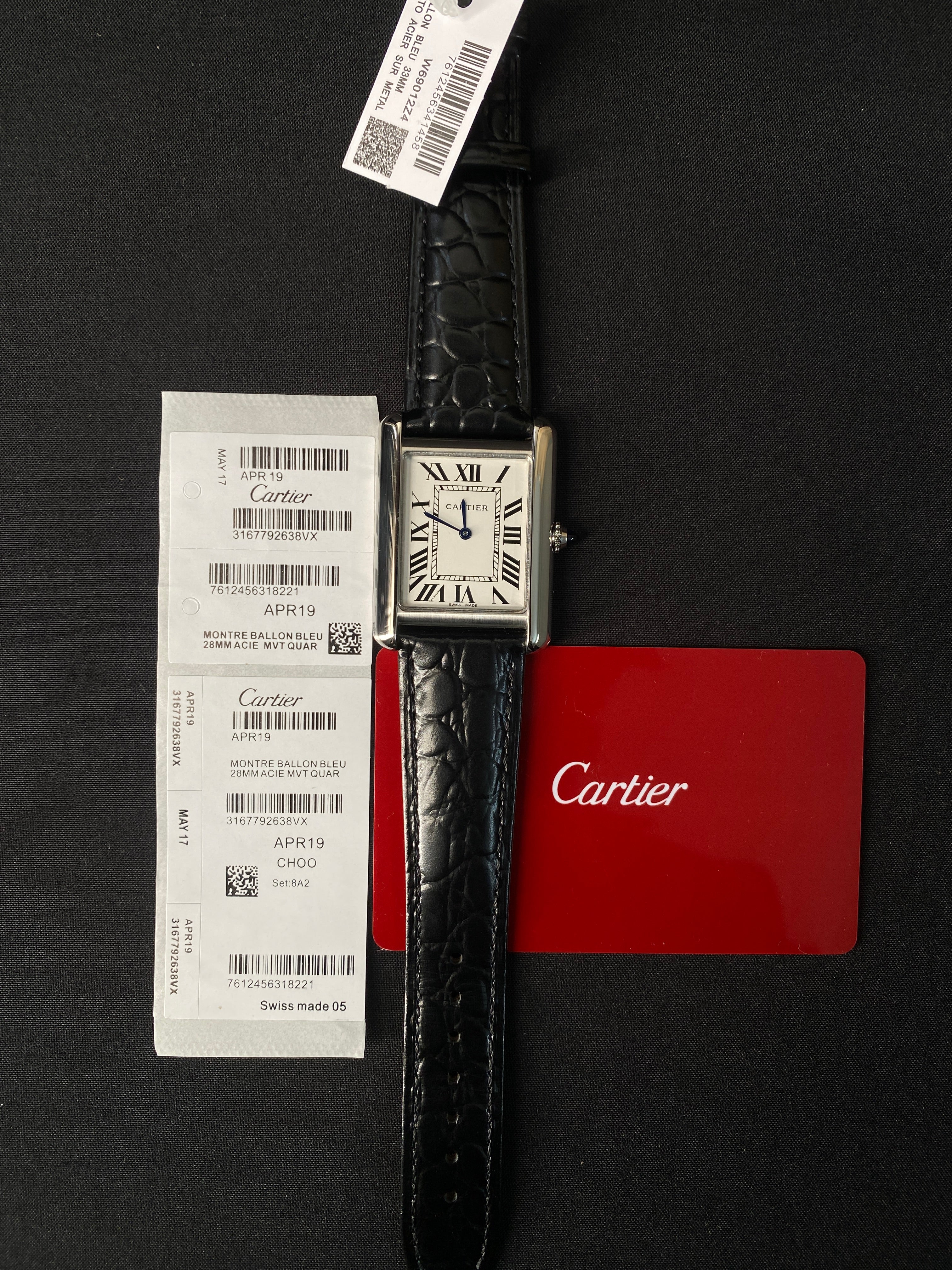 Cartier Tank superclone ( medium size )
