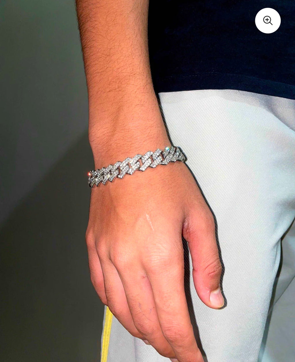 PRONG CUBAN BRACELET