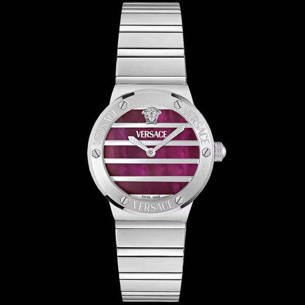 Versace Stainless Steel mother-of-pearl Dial Quartz Watch for Ladies - VEOSO0125