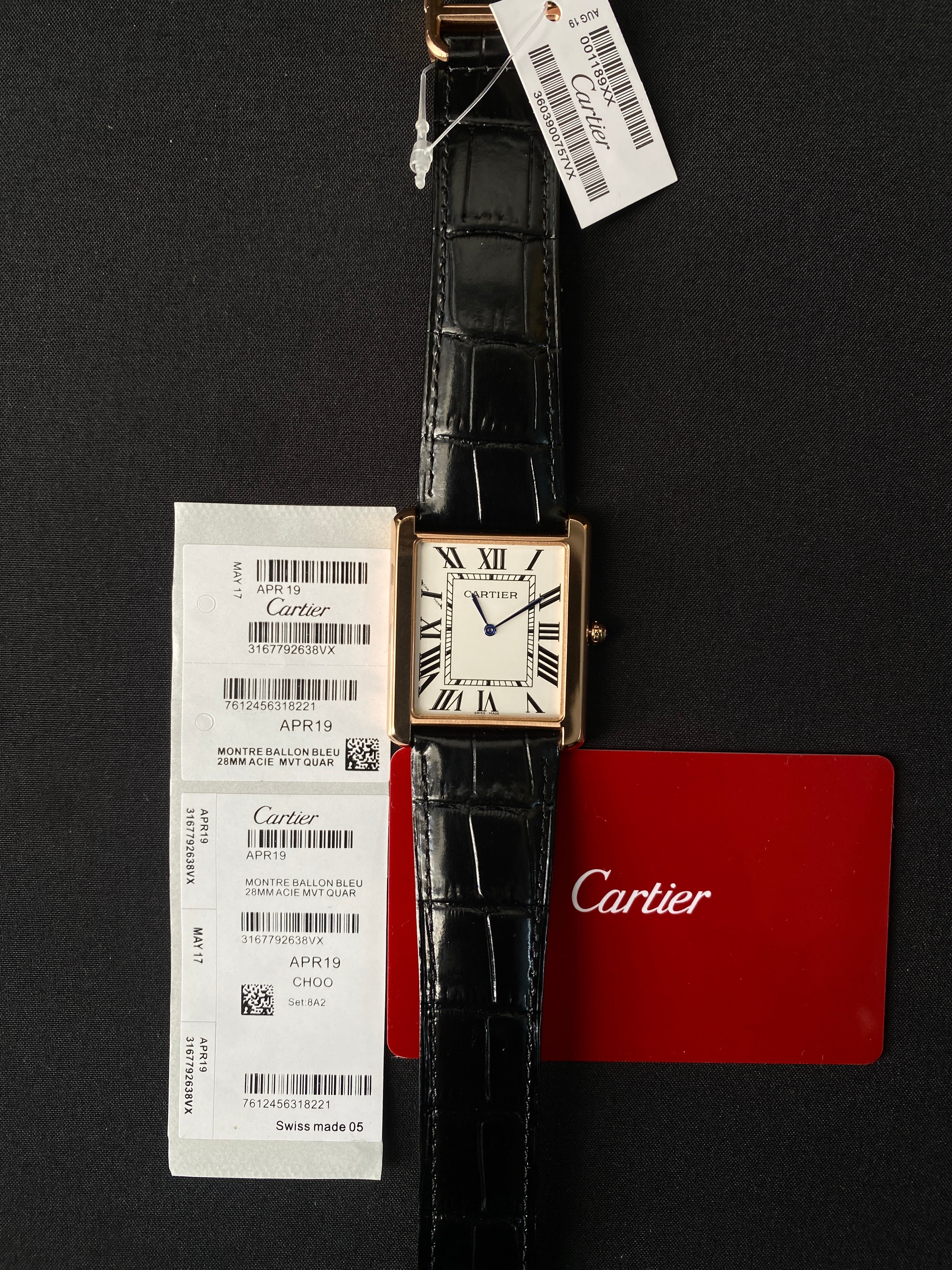 (Cartier Tank superclone ( large size )