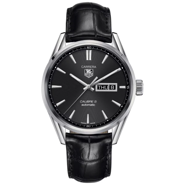 Tag Heuer Carrera Calibre 5 Silver Automatic WAR201A.FC6266