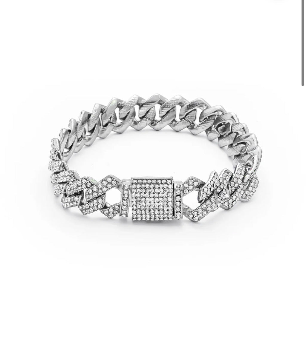 PRONG CUBAN BRACELET